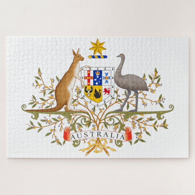 Puzzle Armoiries de l'Australie (Horizontal)