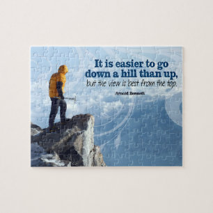 Puzzle Arnold Bennett Citation Inspirationnelle "Top view