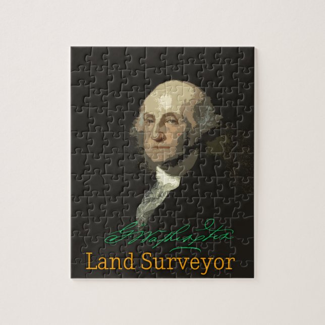 Puzzle Arpenteur de terre de George Washington (Vertical)