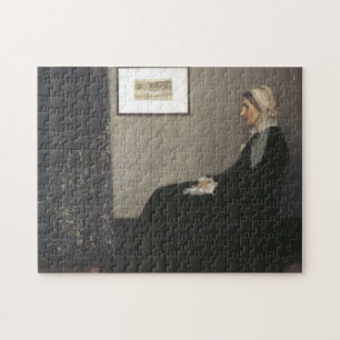 Puzzle Arrangement en gris et noir - Mère de Whistler