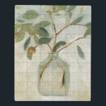 Puzzle Arrangement neutre - ivoire<br><div class="desc">Arrangement neutre I par Emma Scarvey. Comprend des feuilles et des baies dans un petit vase.</div>
