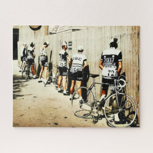 Puzzle Arrêt pipi des cyclistes du Tour de France vintage