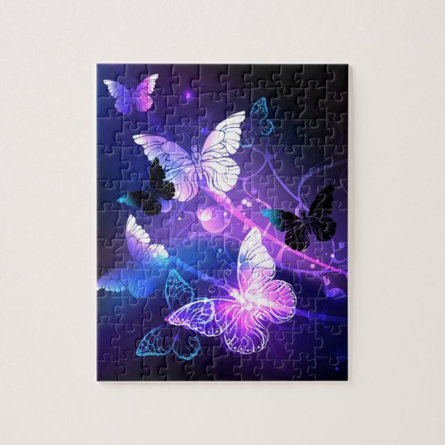 Puzzle Arrière - plan avec papillons de nuit (Vertical)