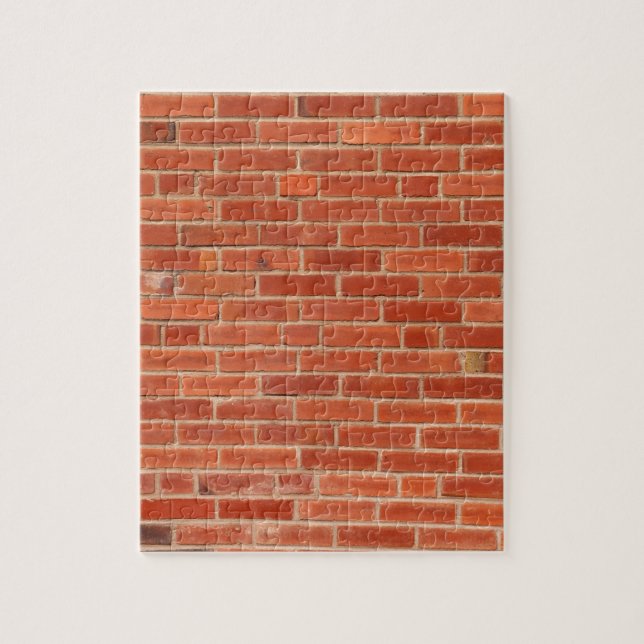Puzzle Arrière - plan de texture de mur en briques rouges (Vertical)