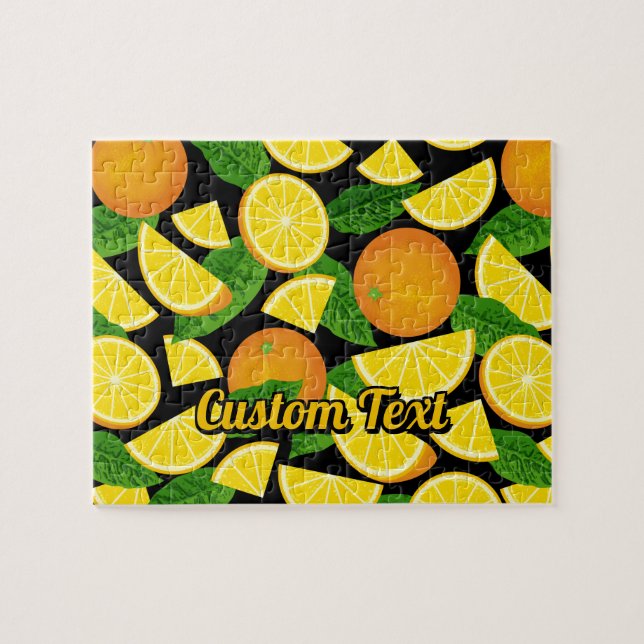 Puzzle Arrière - plan orange (Horizontal)