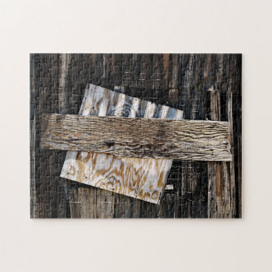 Puzzle Arrière-plan Vieux Maison En Bois