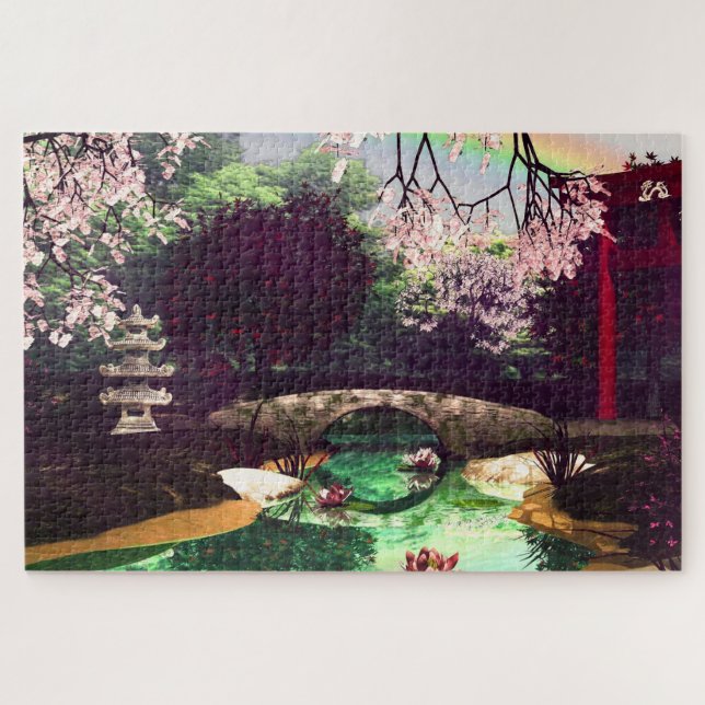 Puzzle Art 3D Jardin asiatique (Horizontal)