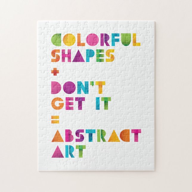 Puzzle Art abstrait (Vertical)