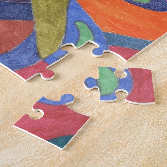 Puzzle Art Abstrait "Colour Rush" (Côté)