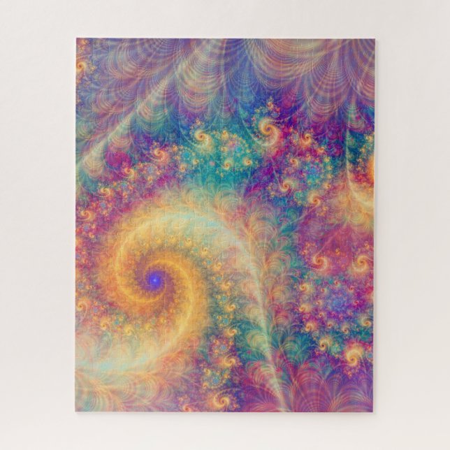 Puzzle Art abstrait de vortex fractal de fantaisie fantai (Vertical)