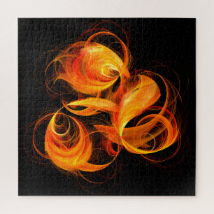 Puzzle Art Abstrait Fireball