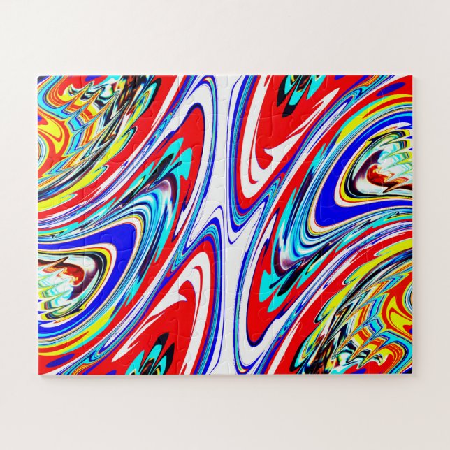 Puzzle Art abstrait mystère (Horizontal)