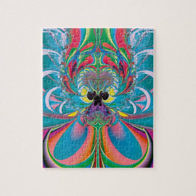Puzzle Art abstrait papillon d'été (Vertical)