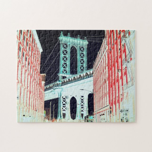 Puzzle Art abstrait / Pont George Washington New York (Horizontal)