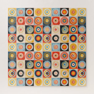 Puzzle Art Abstrait rétro dans le style de Hilma af Klint