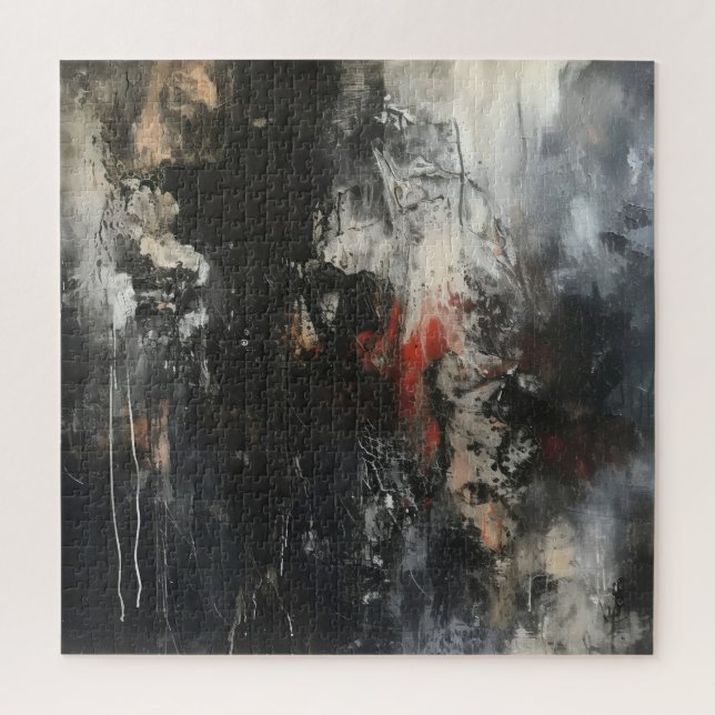 Puzzle Art abstrait sombre (Vertical)
