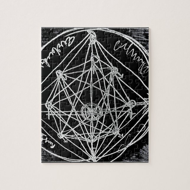 Puzzle art alchimique de transmutation de yaie (Vertical)