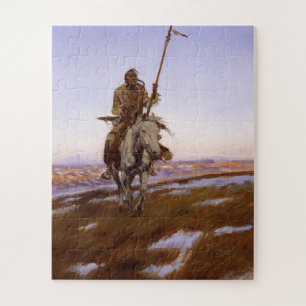 Puzzle Art amérindien Cree Charles M Russell