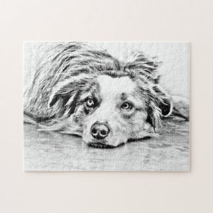 Puzzle Art australien de chien de berger