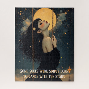Puzzle Art céleste Femme gothique Citation spirituell