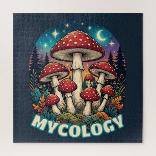 Puzzle Art champignon de la forêt enchantée
