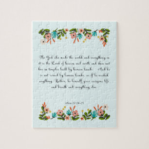 Puzzle Art chrétien frais - 17h24 d'actes - 25