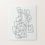 Puzzle Art contemporain Abstrait en noir et blanc<br><div class="desc">Découvrez l'élégance du minimalisme avec ce puzzle d'art contemporain moderne. Avec une ligne abstraite frappante en noir et blanc,  ce puzzle est une véritable oeuvre d'art. Idéal pour les amateurs de design propre et moderne,  c'est un défi sophistiqué qui fait office de décor.</div>