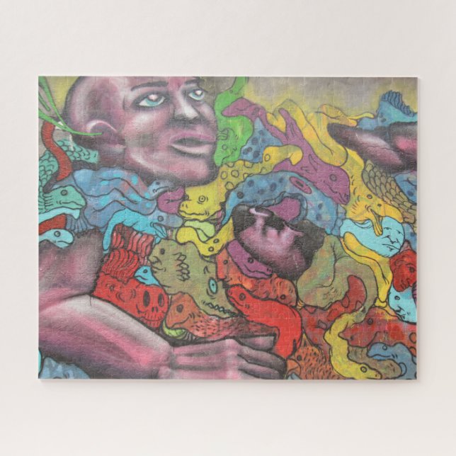 Puzzle art couleur valparaiso (Horizontal)