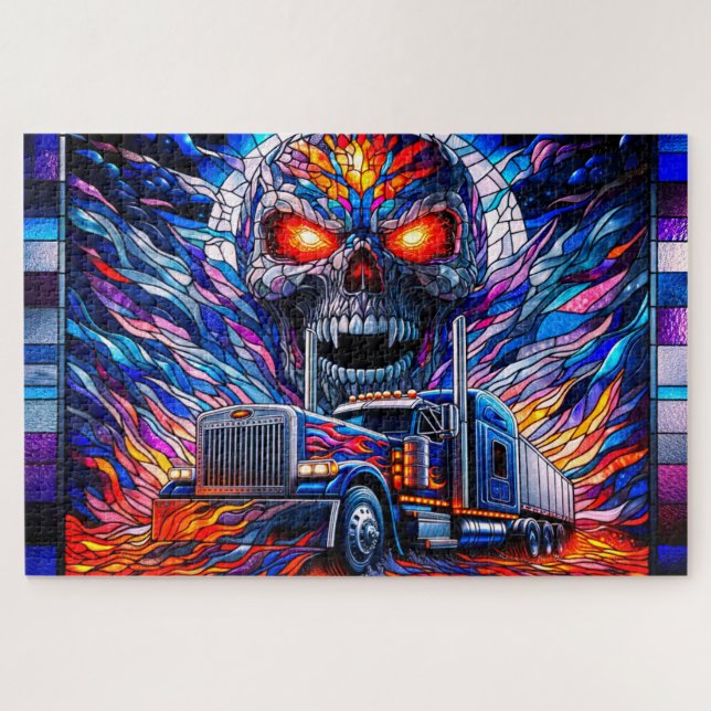 Puzzle Art crâne (Horizontal)