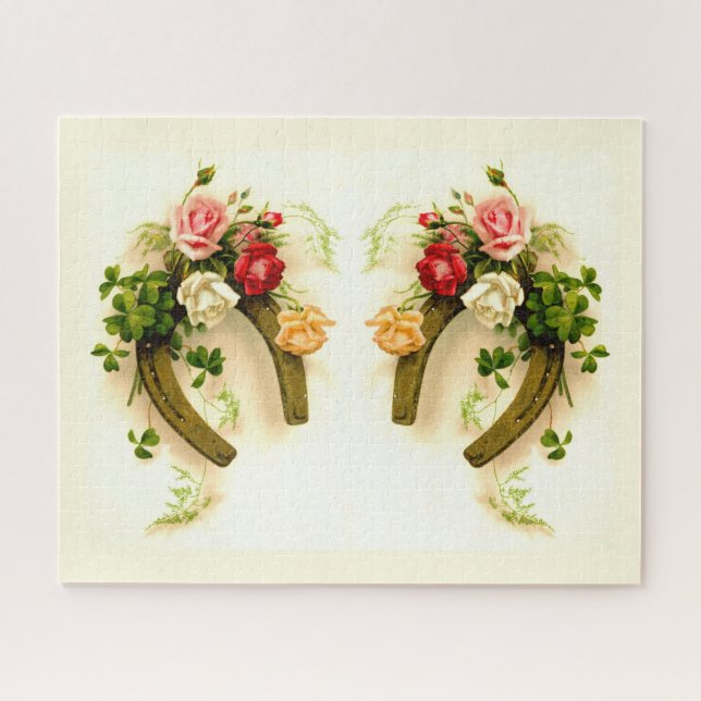 Puzzle Art de fers à cheval chanceux (Horizontal)