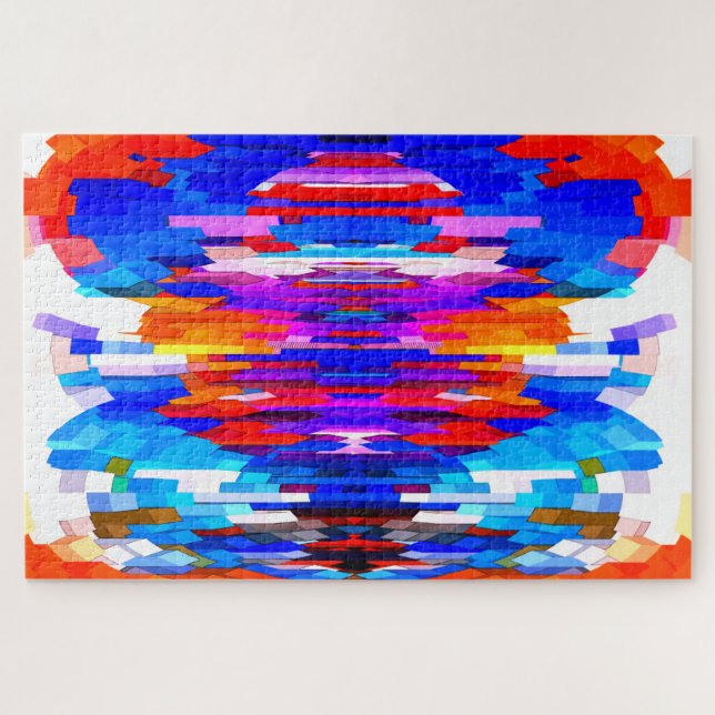 Puzzle art de jour de ville chaude (Horizontal)