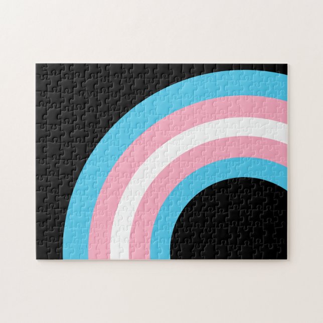Puzzle Art de la fierté transgenre cool (Horizontal)