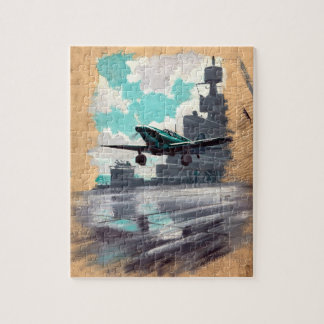 Puzzle Art de l'aviation nautique vintage