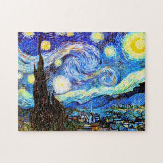 Puzzle Art de nuit Van Gogh Starry