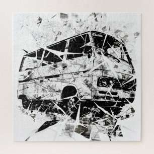 Puzzle Art de rue urbain Abstrait Fourgonnette vintage br