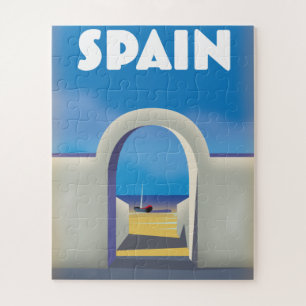Puzzle art de vacances rétro en Espagne