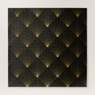 Puzzle Art Déco : L'élégance de l'or noir.