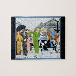 Puzzle Art Déco Mode française Paris Scène