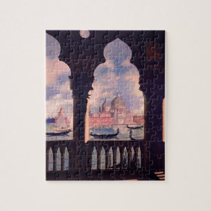 Puzzle Art d'illustrations de voyage Vintage Venice Itali