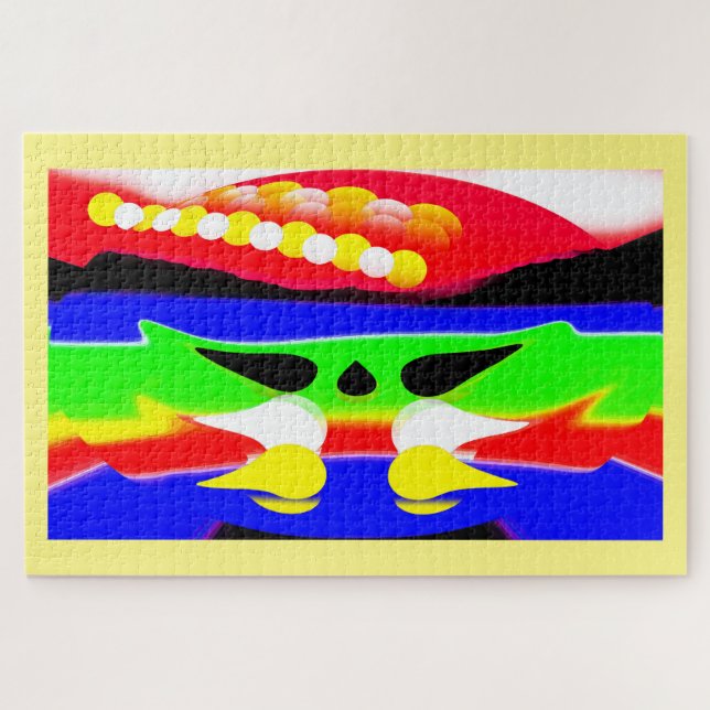 Puzzle Art du monde futur (Horizontal)