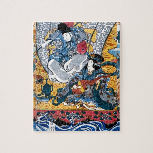 Puzzle Art d'Ukiyoe de Japonais (utagawa de kunisada) (Vertical)