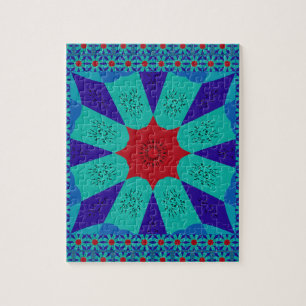 Puzzle Art Égyptien Ancien : Un Mandala Vibrant.
