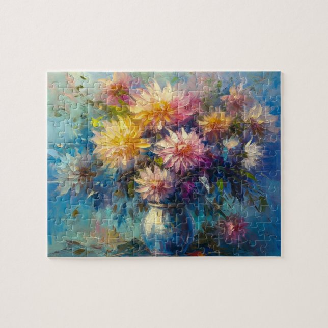 Puzzle Art élégant Dahlia Sonata (Horizontal)