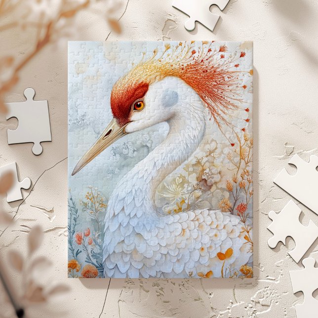 Puzzle Art fantaisiste de la grue du Canada (Créateur téléchargé)