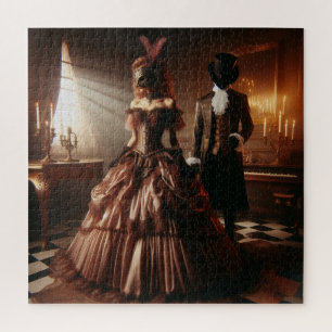 Puzzle Art fantastique steampunk victorien Mascarade