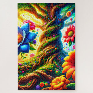 Puzzle Art floral
