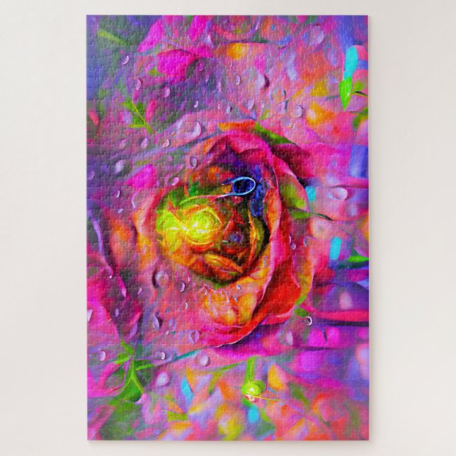 Puzzle Art Floral Surreal (Vertical)