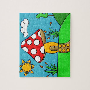 Puzzle Art fongique fantaisiste de la forêt