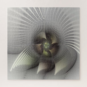 Puzzle Art fractal de forme 3D abstraite moderne