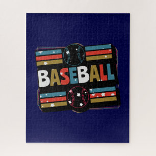Puzzle Art géométrique Abstrait de baseball